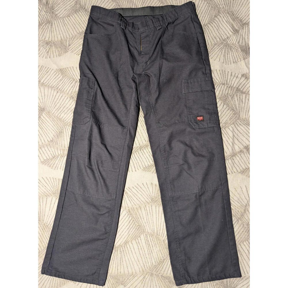 Red Kap Industrial Work Pants Men's Navy Blue 34x30 Uniform Labor Carpenter